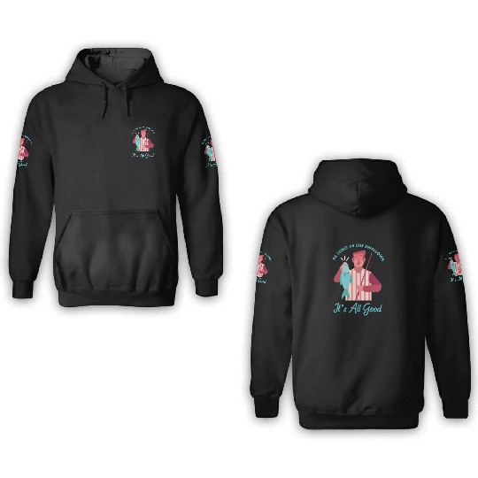 Novelty Fisherman Lake Fishermen Gift Long As She 3D Hoodies