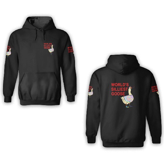 World's Silliest Goose 3D Hoodies