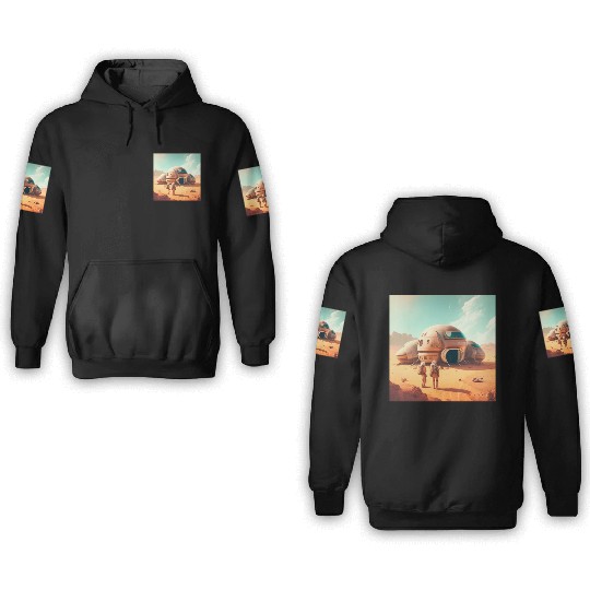mars 3D Hoodies