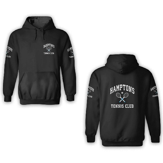 Hamptons Tennis Club Preppy New York Montauk Varsi 3D Hoodies