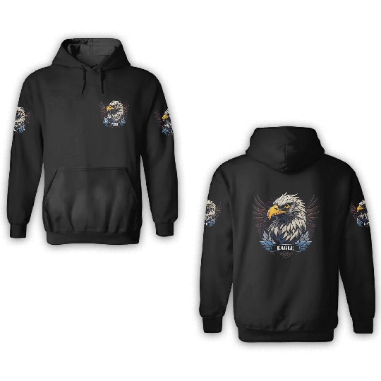 Eagle Spirit Emblem 3D Hoodies
