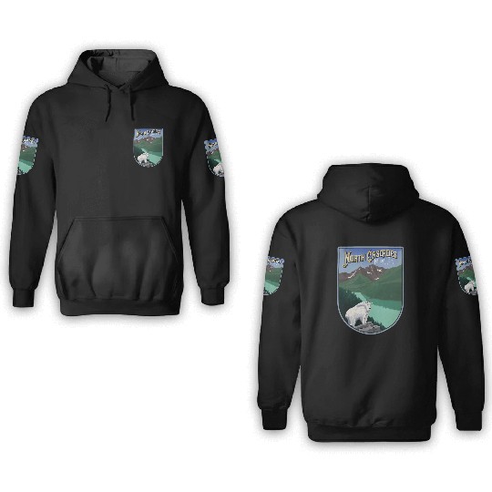North cascades national park 3D Hoodies
