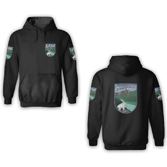 North cascades national park 3D Hoodies