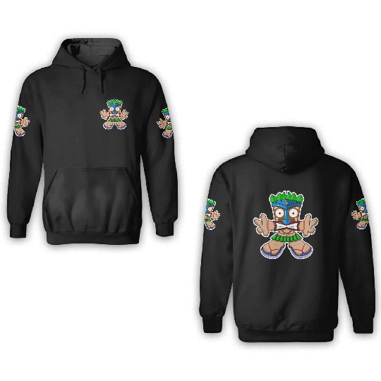 Tiki Surprise 3D Hoodies