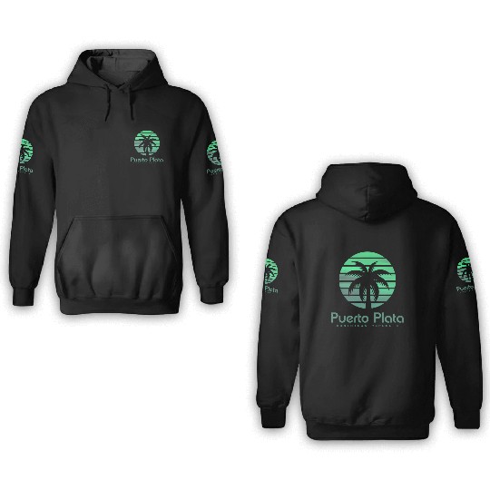 Puerto Plata Dominican Republic 3D Hoodies