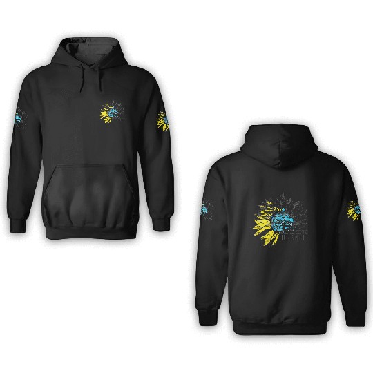 Sunflower Ukrainian Flag I Stand With Ukraine Ukra 3D Hoodies