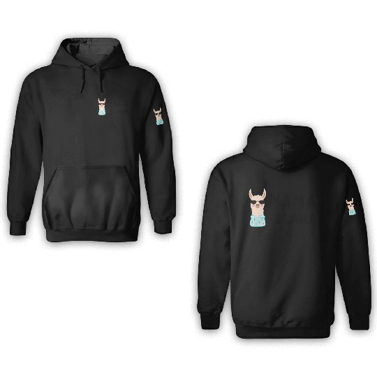 mama llama 3D Hoodies