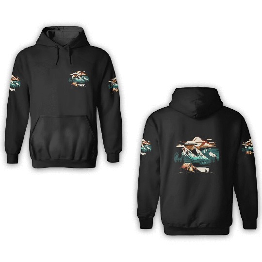 Calm Wild Night 3D Hoodies