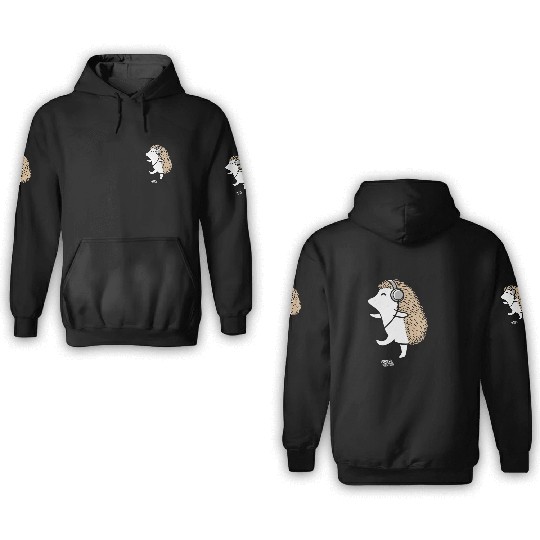 Hedgehog Dance 3D Hoodies