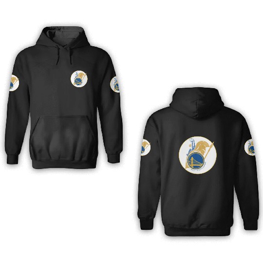New Era Golden State Warriors Team Logo T-Shir 3D Hoodies