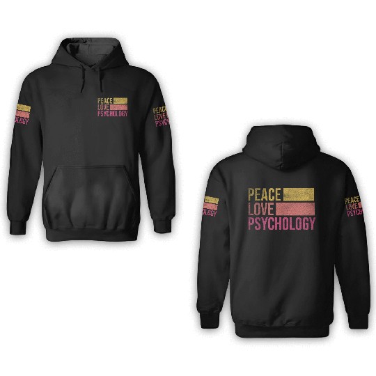 Psychology Psychoanalysis Psych Major 3D Hoodies