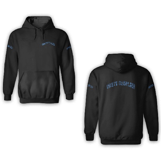 North Carolina State Charlotte Varsity 3D Hoodies