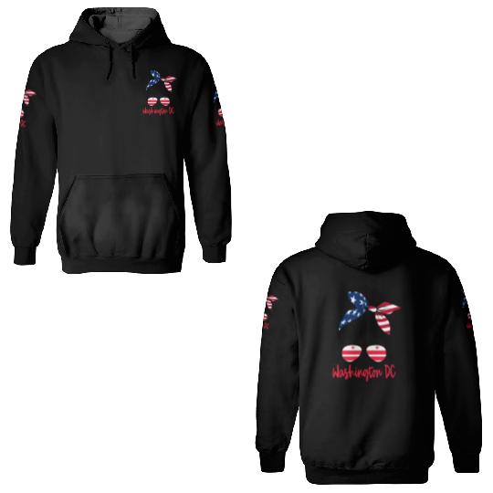 Washington Dc Washington Dc Flag Statefriend 3D Hoodies
