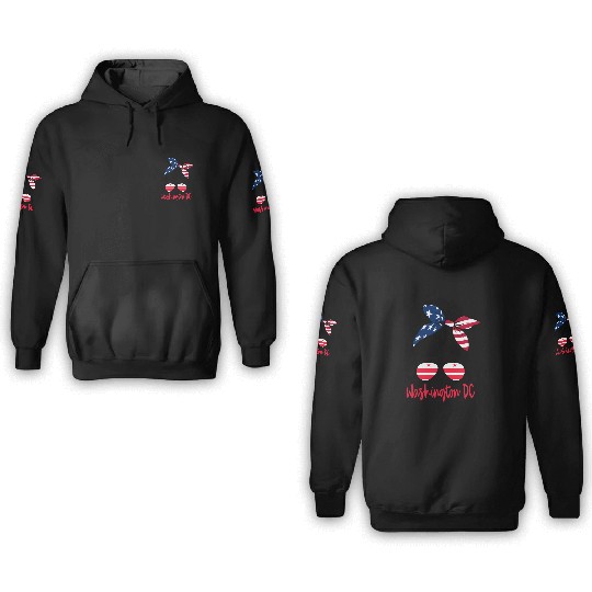 Washington Dc Washington Dc Flag Statefriend 3D Hoodies