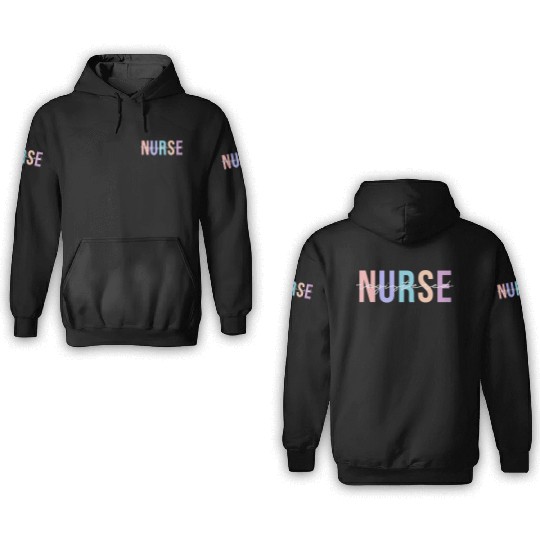 Registered Nurse Rn Emergency Room Nurse 3D Hoodies