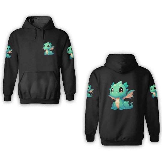 Puppy Dragon 3D Hoodies