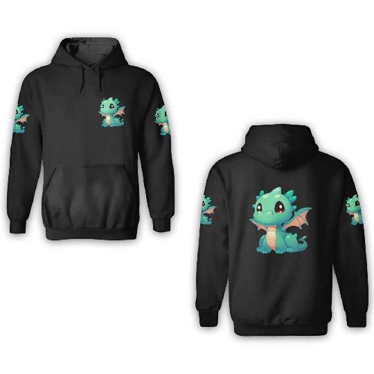 Puppy Dragon 3D Hoodies