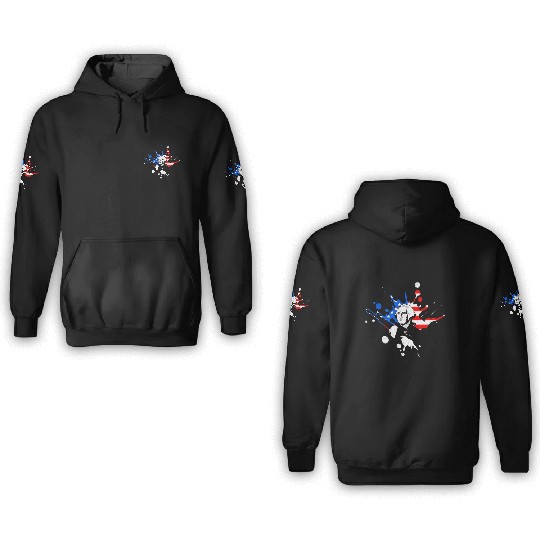 Merica George Washington Independence Day 3D Hoodies