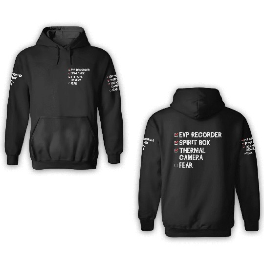 Evp Recorder Ghost Hunting Equipment 3D Hoodies