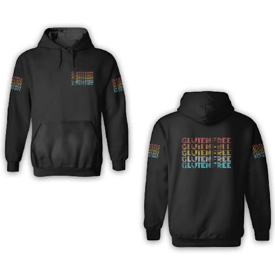 Gluten Free 3D Hoodies