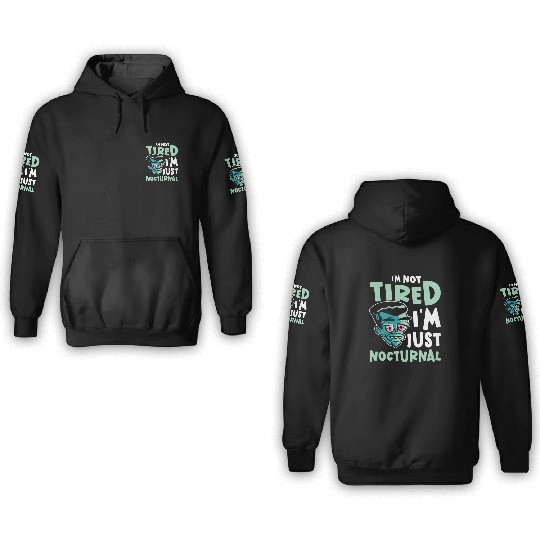 Night Shift Worker Graveyard Duty 3D Hoodies