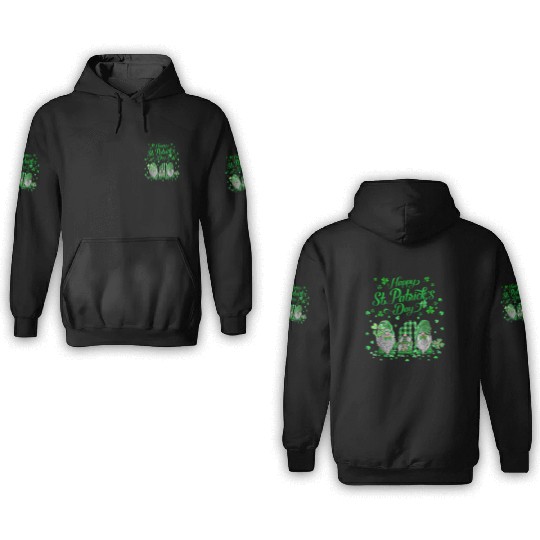 Happy St Patric Day Gnomes Saint Paddys Pattys 3D Hoodies