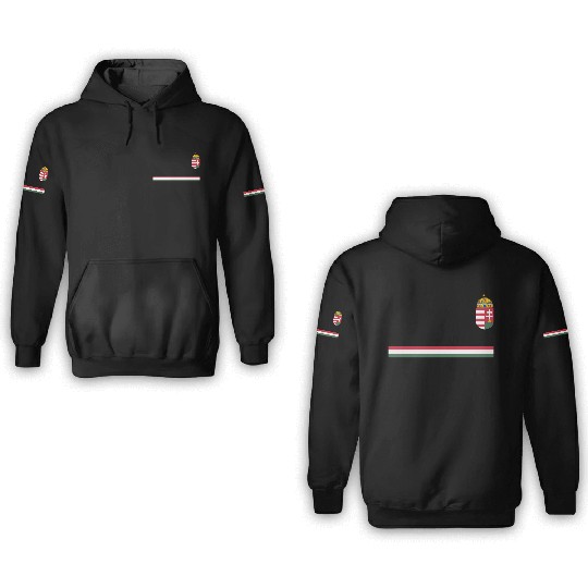 Sports-Style National Pride Hungarian 3D Hoodies