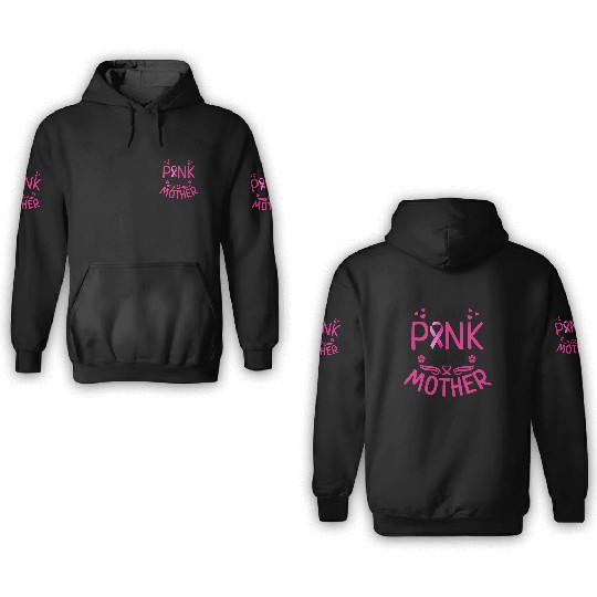 I Wear K For My Mother Breast Cancer Awareness Wo 3D Hoodies