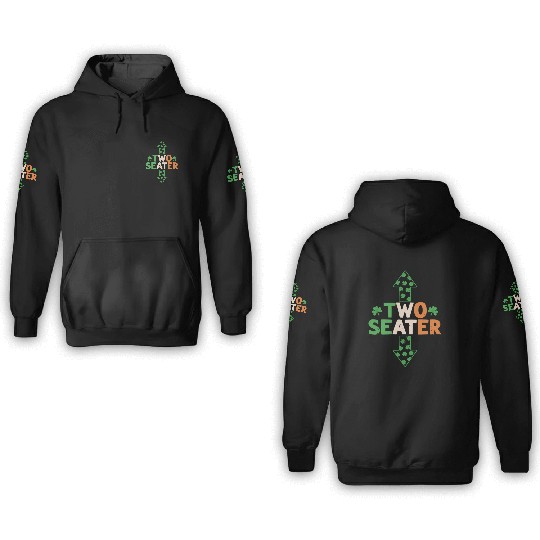 St Patric Day Two Seater St Patric Day 3D Hoodies