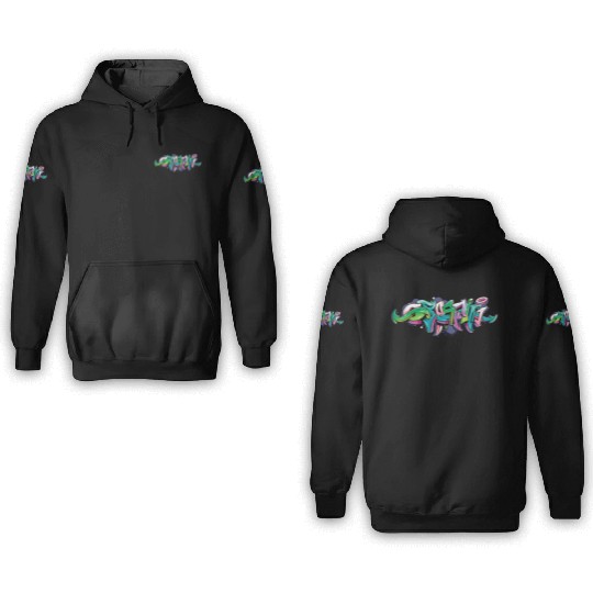 Graffiti Street Graffiti Tag Urban Graffitis Rap 3D Hoodies