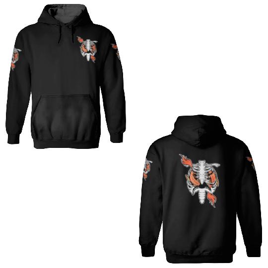 Koi Fish Ribs Aquarist Gift 3D Hoodies