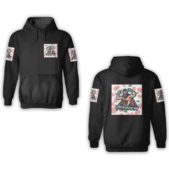 Muscle Man Design 3D Hoodies