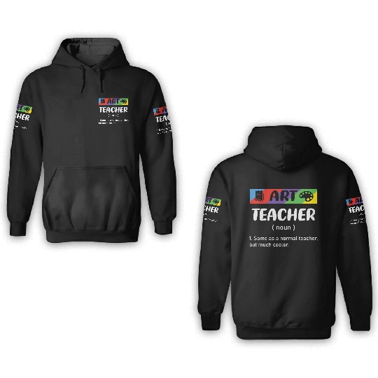 Art Teacher 3D Hoodies