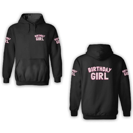 Birthday Girl Party nature 3D Hoodies