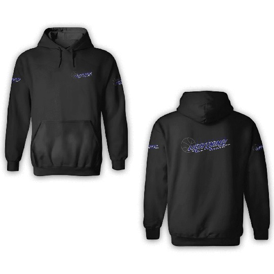 Defunct Rockford Lightning CBA Basketball 1986 3D Hoodies