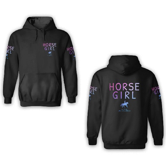 horse racing 3D Hoodies