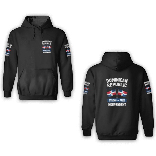 Dominican Republic 3D Hoodies