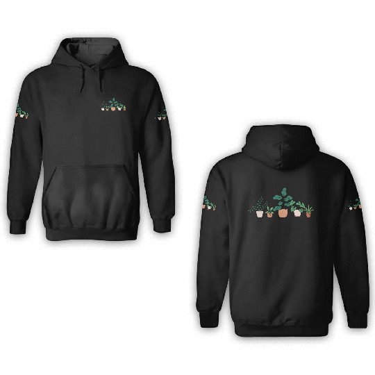 Plant Mom 3D Hoodies