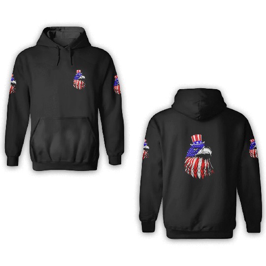 America Eagle USA Patriots American Pride 3D Hoodies