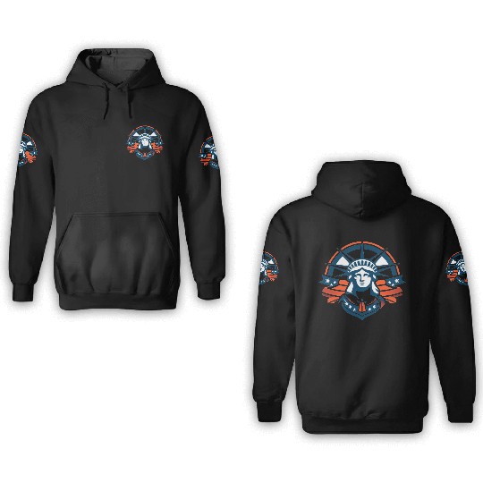 Celebrating America s Independence Day 3D Hoodies