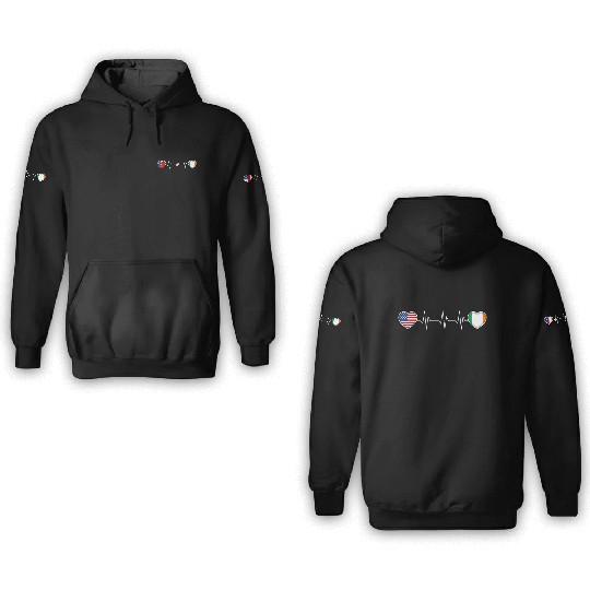 Ireland 3D Hoodies