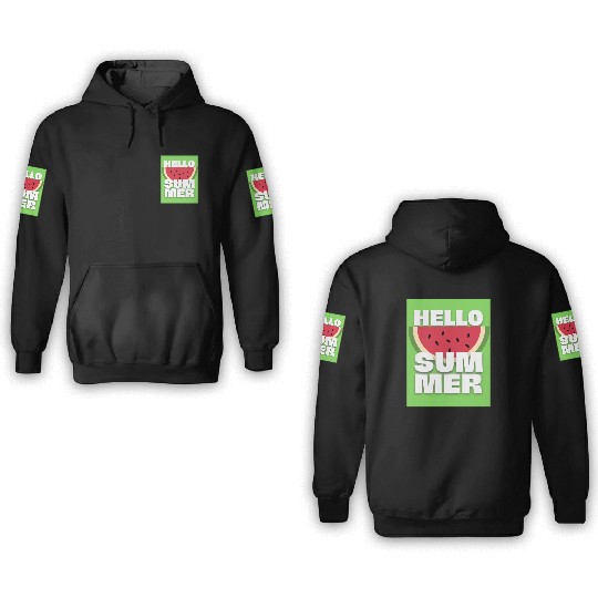 WATERMELON | HELLO SUMMER 3D Hoodies