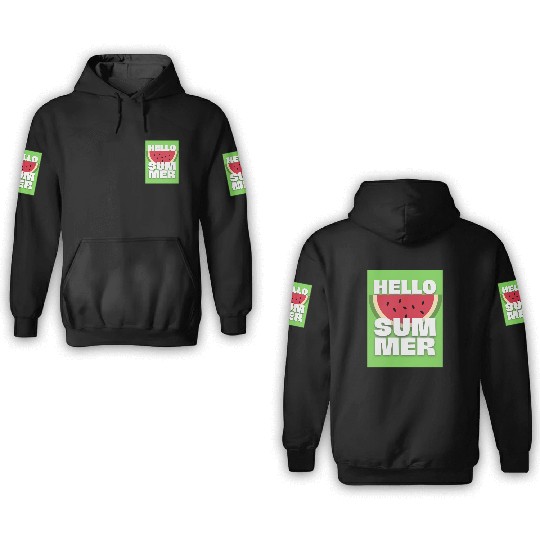 WATERMELON | HELLO SUMMER 3D Hoodies