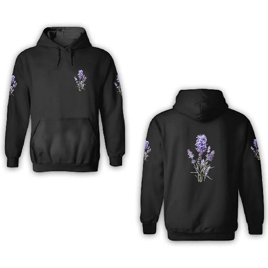 Lavender Flower 3D Hoodies