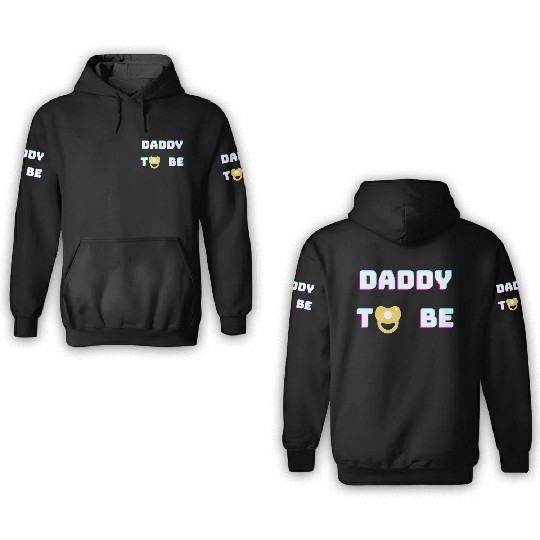 Daddy To Be green 3D Hoodies