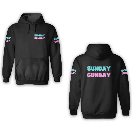 SUNDAY GUNDAY 3D Hoodies