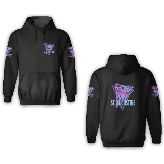 2022 St Augustine Vacation 3D Hoodies
