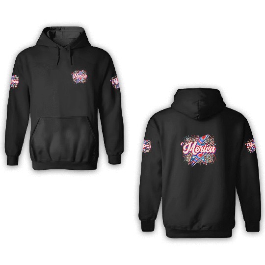 Merica 3D Hoodies
