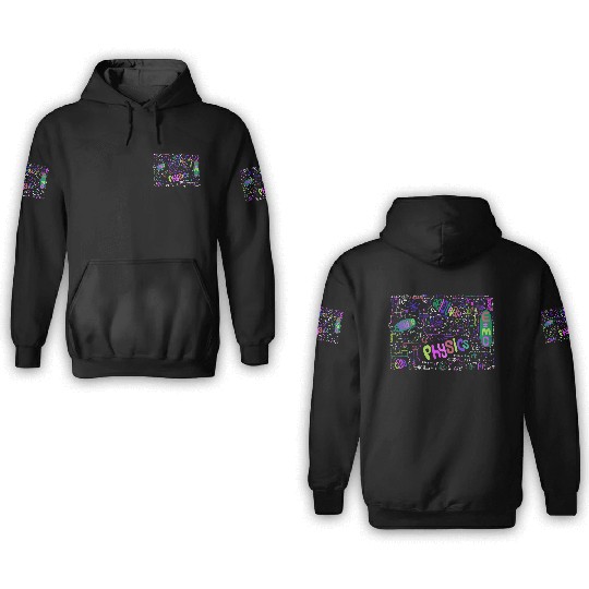 Theoretical Physics Geek Nerd Stem Science 3D Hoodies