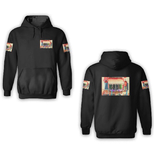 Windows of Venice Italy 1948 3D Hoodies